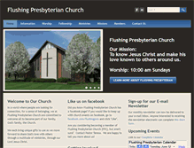 Tablet Screenshot of flushingpres.org